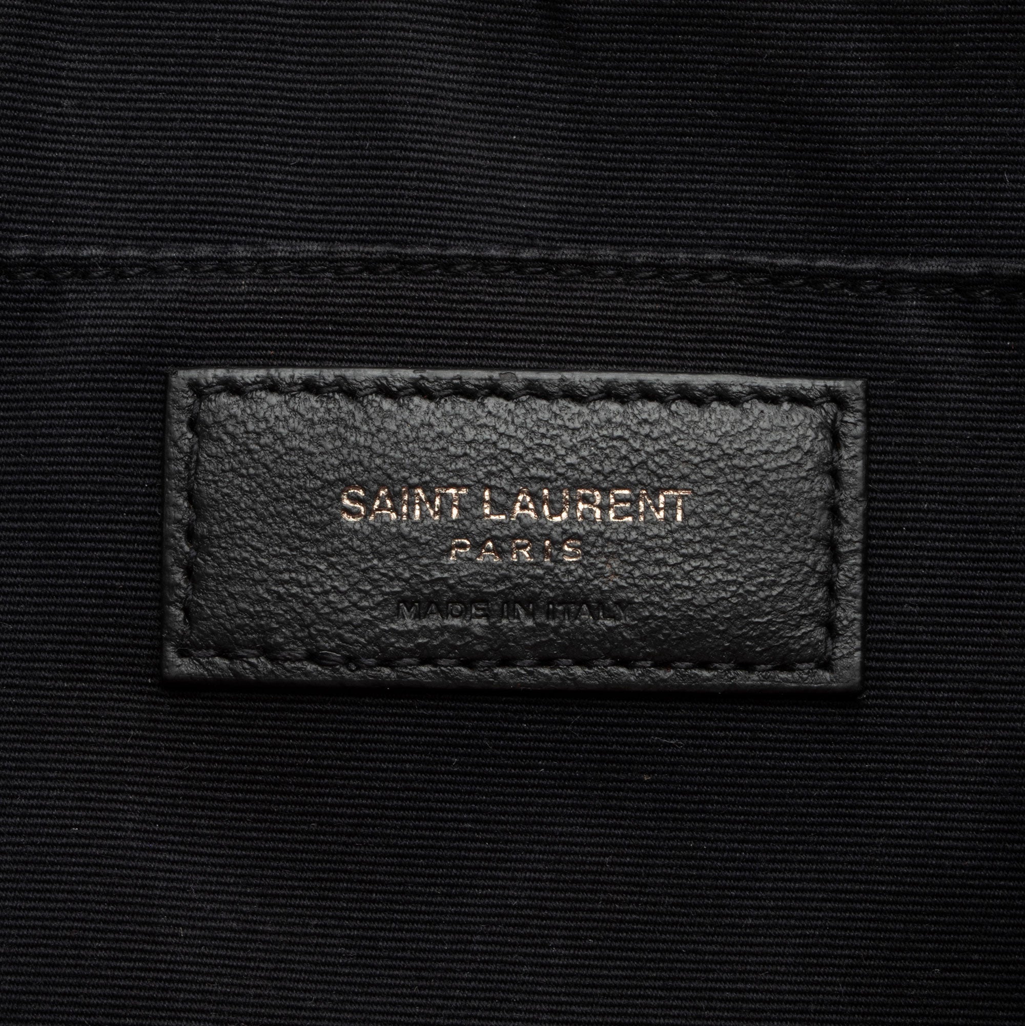 Saint Laurent Matelasse Calfskin Monogram Lou Camera Bag (SHF-G4BzPO)