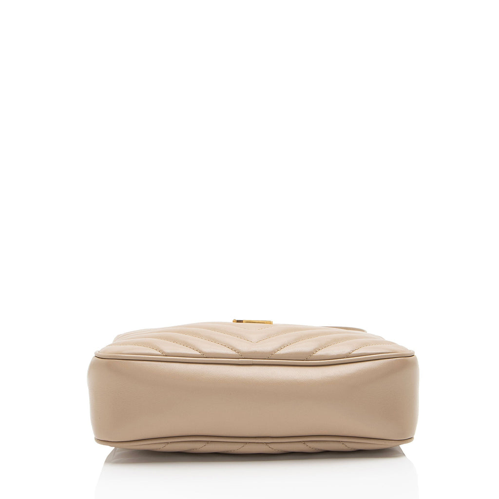 Saint Laurent Matelasse Calfskin Monogram Lou Camera Bag (SHF-0p6Ezh)