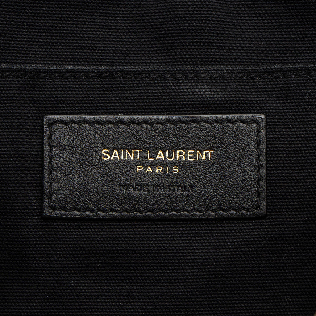 Saint Laurent Matelasse Calfskin Monogram Lou Camera Bag (SHF-0p6Ezh)