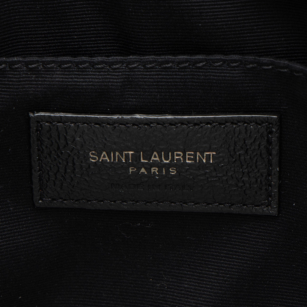 Saint Laurent Matelasse Calfskin Monogram Lou Camera Bag (SHF-rTeesm)