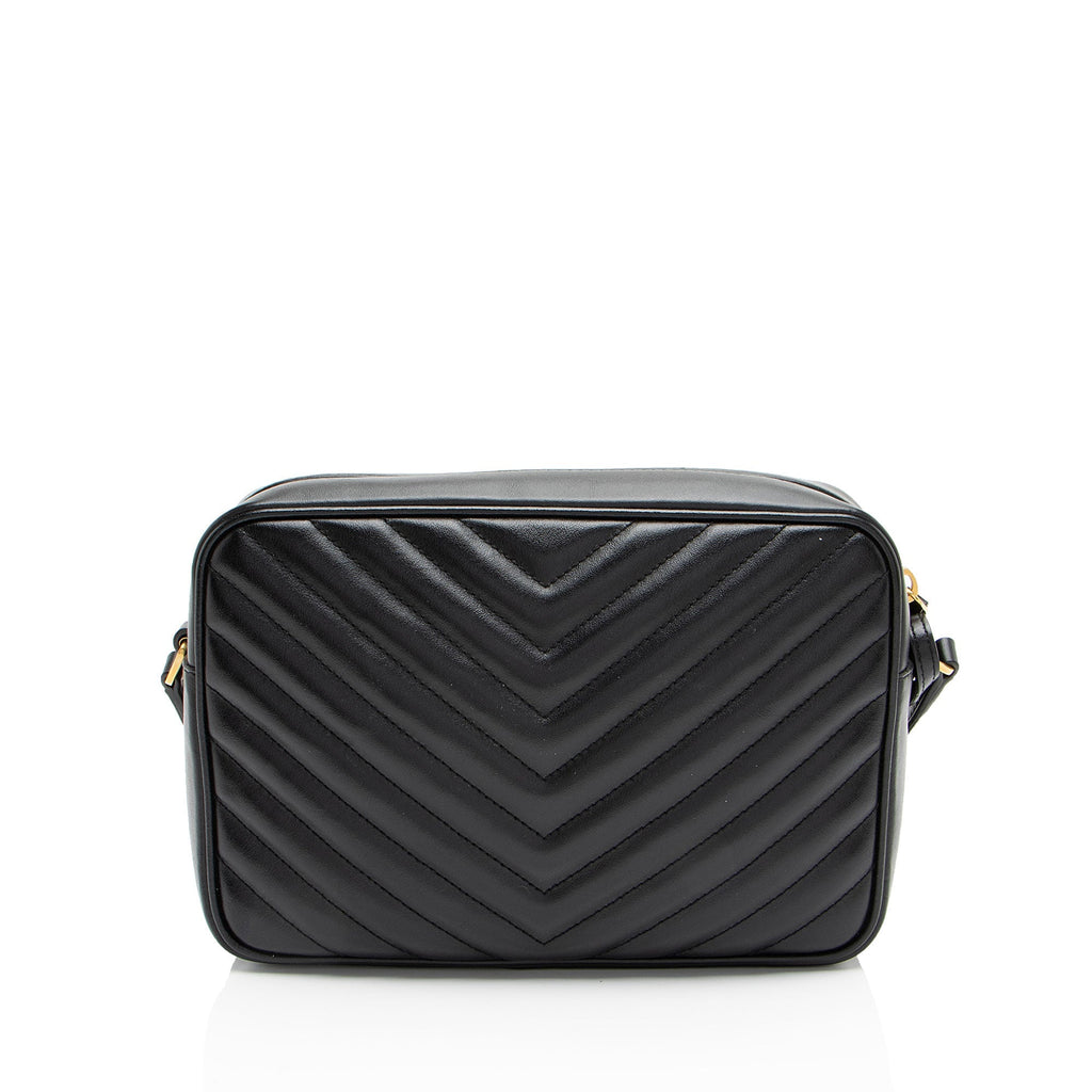 Saint Laurent Matelasse Calfskin Monogram Lou Camera Bag
