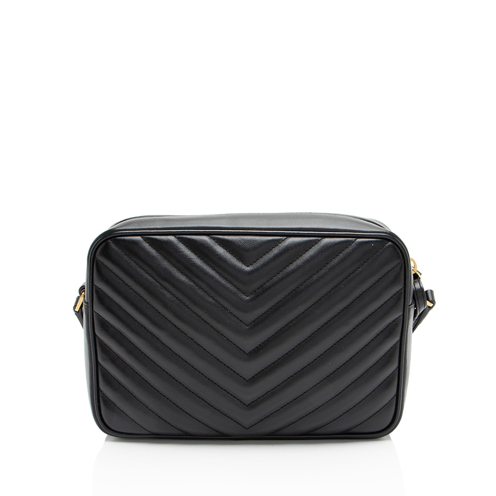 Saint Laurent Matelasse Calfskin Monogram Lou Camera Bag