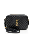 Saint Laurent Matelasse Calfskin Monogram Lou Camera Bag