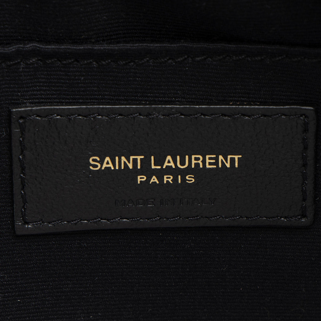 Saint Laurent Matelasse Calfskin Monogram Lou Camera Bag