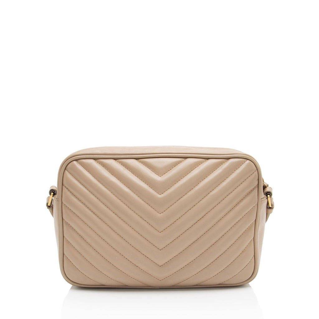 Saint Laurent Matelasse Calfskin Monogram Lou Camera Bag