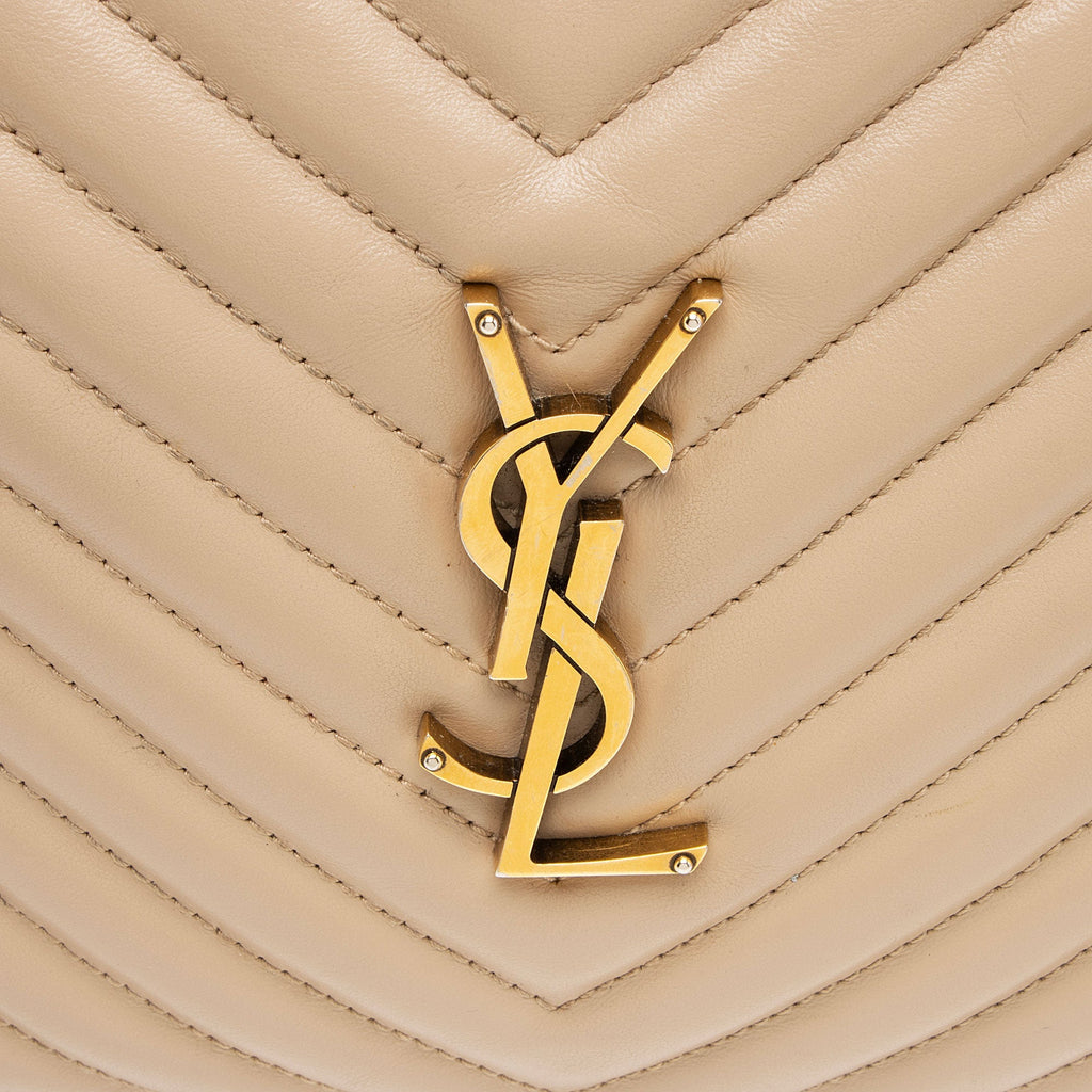 Saint Laurent Matelasse Calfskin Monogram Lou Camera Bag