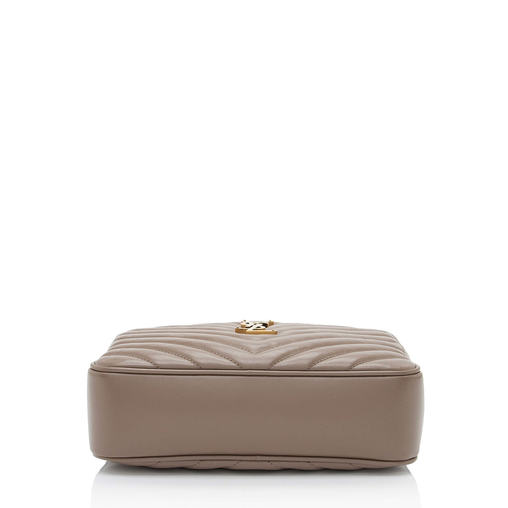 Saint Laurent Matelasse Calfskin Monogram Lou Camera Bag