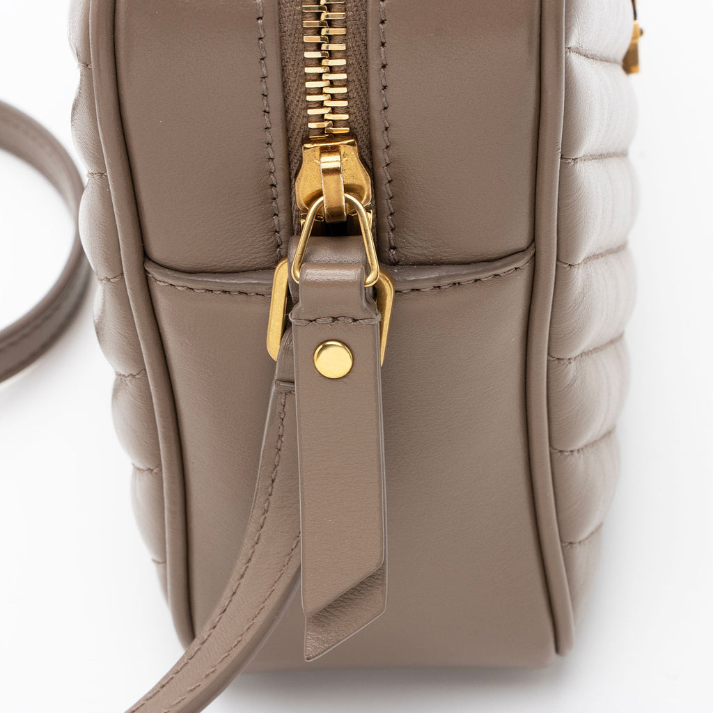 Saint Laurent Matelasse Calfskin Monogram Lou Camera Bag