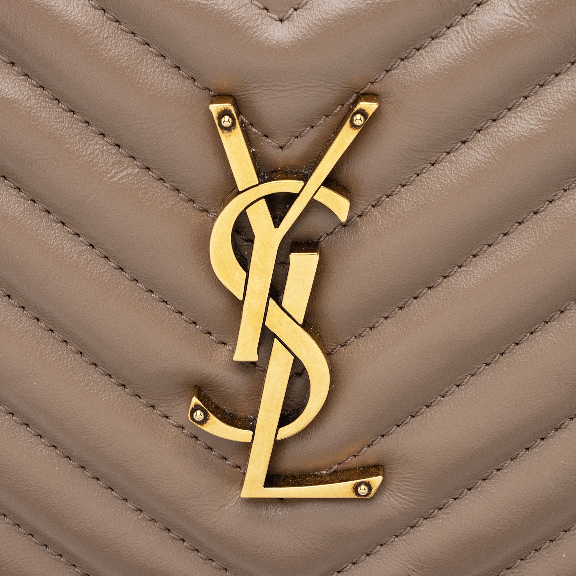 Saint Laurent Matelasse Calfskin Monogram Lou Camera Bag