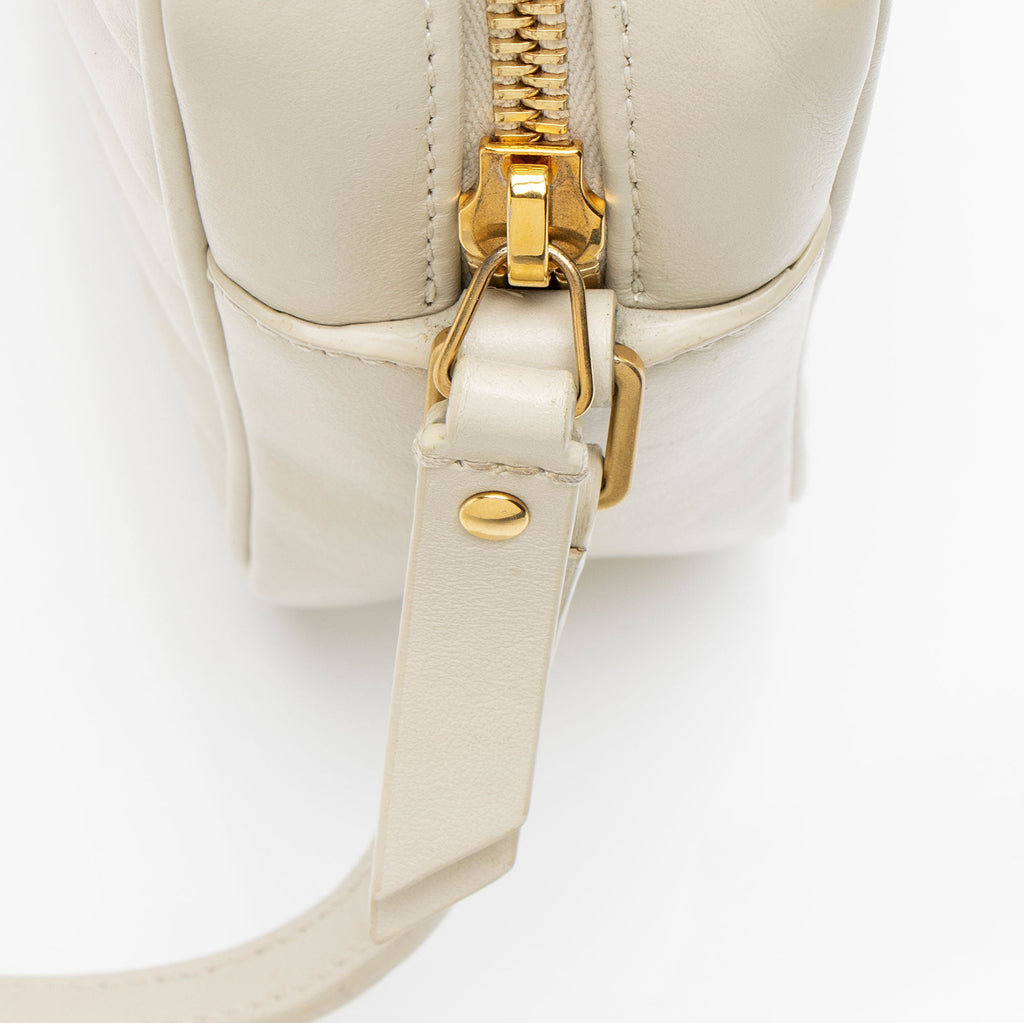 Saint Laurent Matelasse Calfskin Monogram Lou Camera Bag