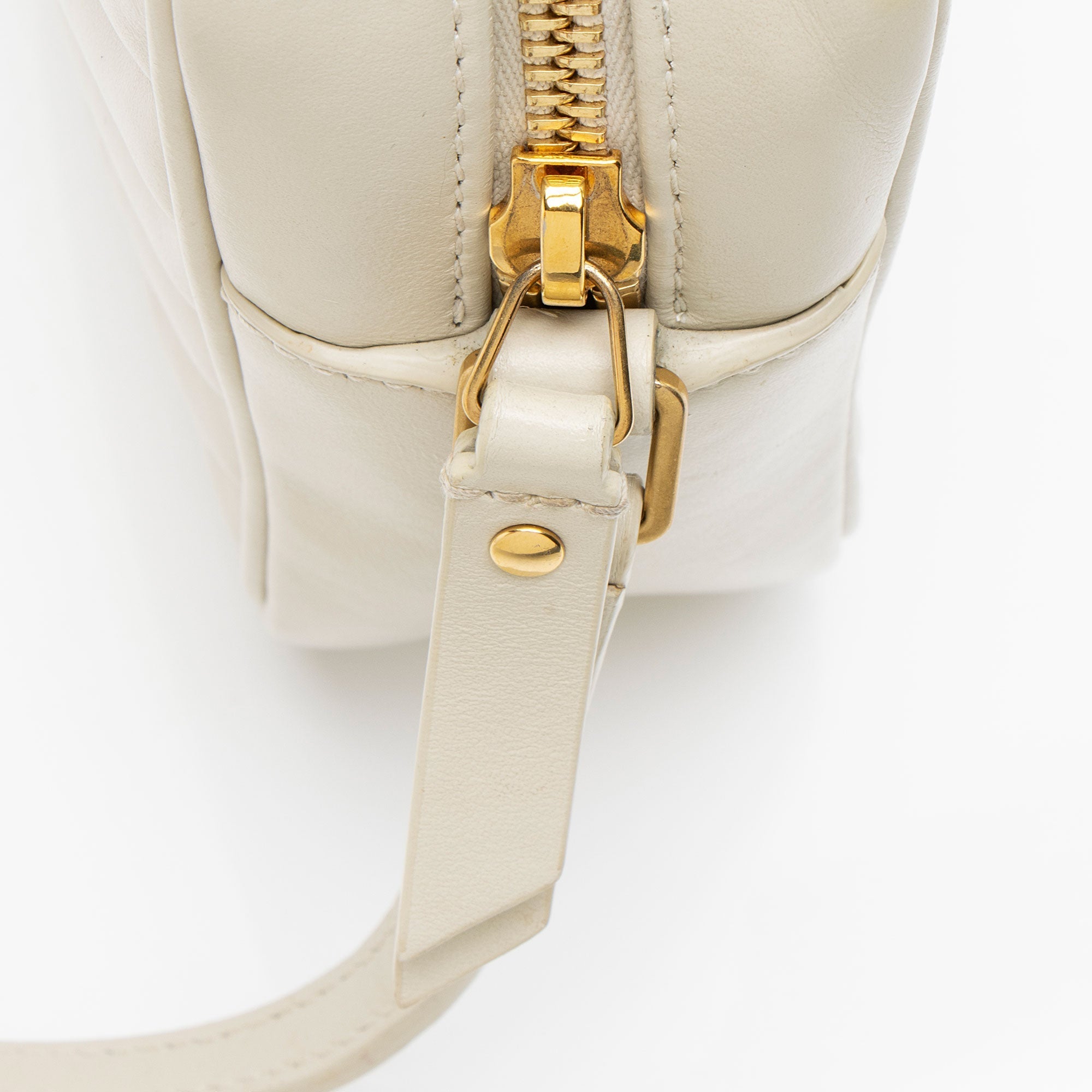 Saint Laurent Matelasse Calfskin Monogram Lou Camera Bag