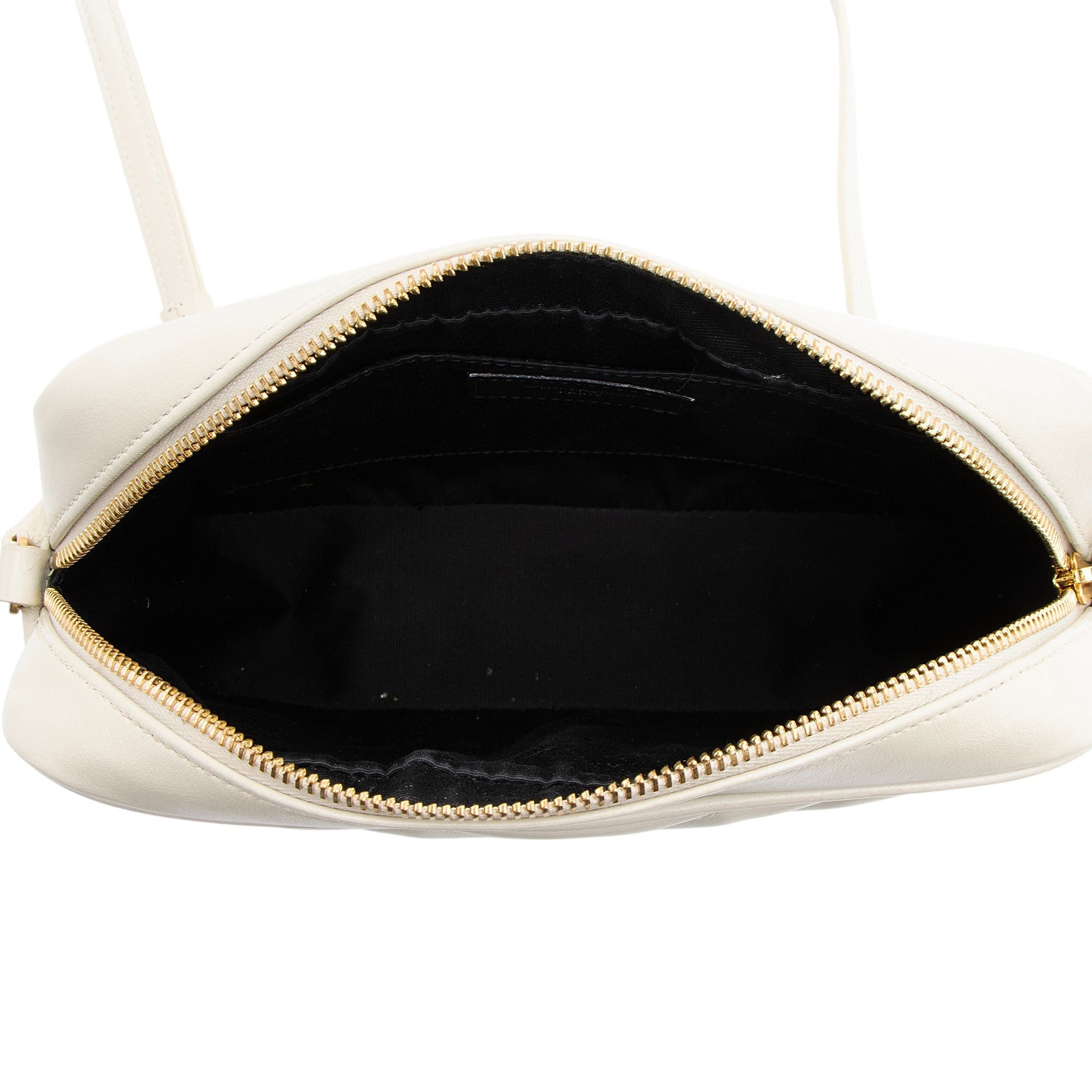 Saint Laurent Matelasse Calfskin Monogram Lou Camera Bag