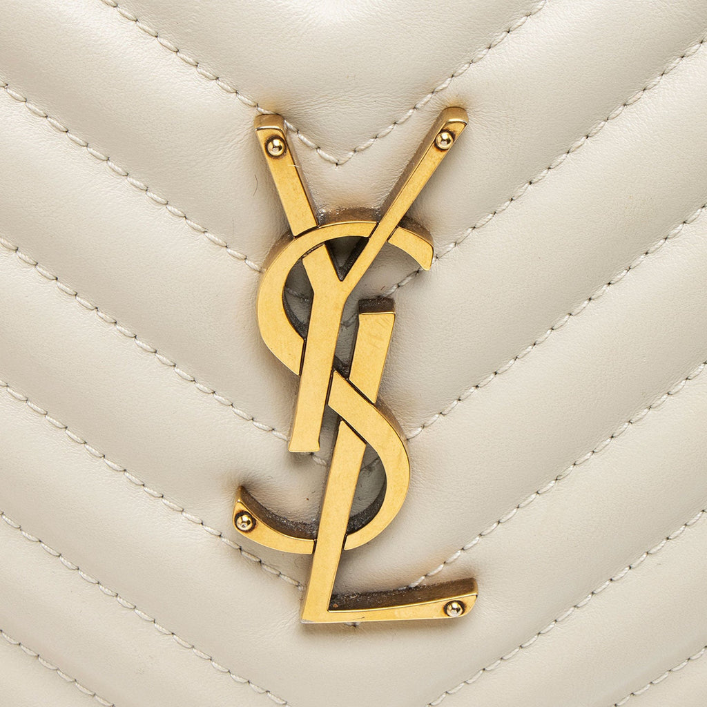 Saint Laurent Matelasse Calfskin Monogram Lou Camera Bag