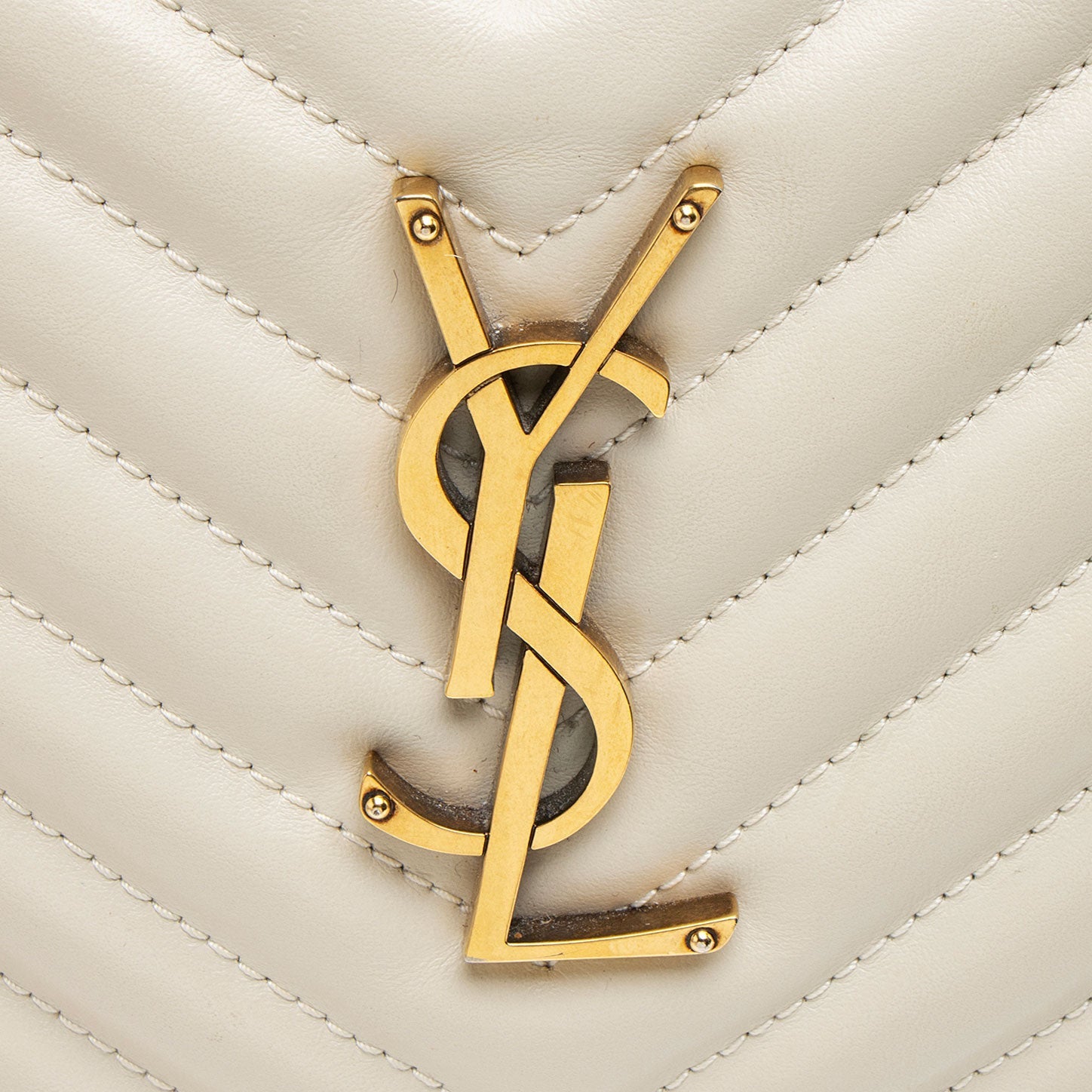 Saint Laurent Matelasse Calfskin Monogram Lou Camera Bag