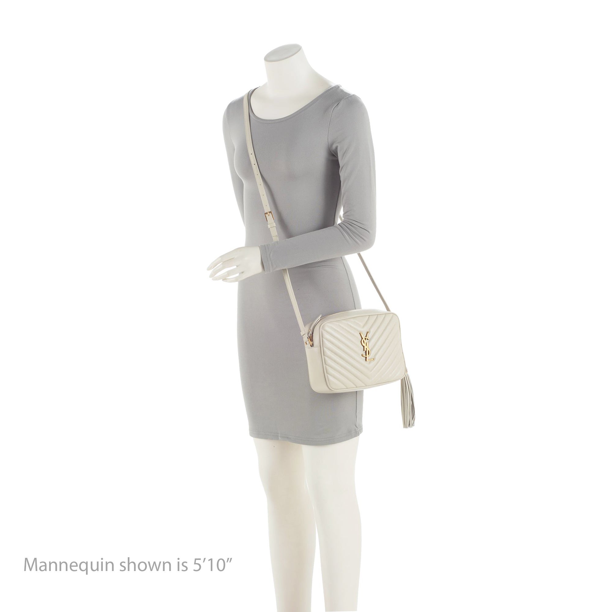 Saint Laurent Matelasse Calfskin Monogram Lou Camera Bag