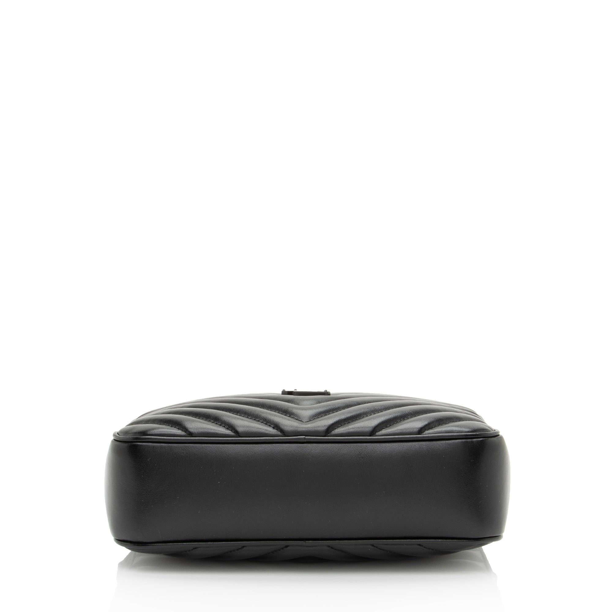 Saint Laurent Matelasse Calfskin Monogram Lou Camera Bag