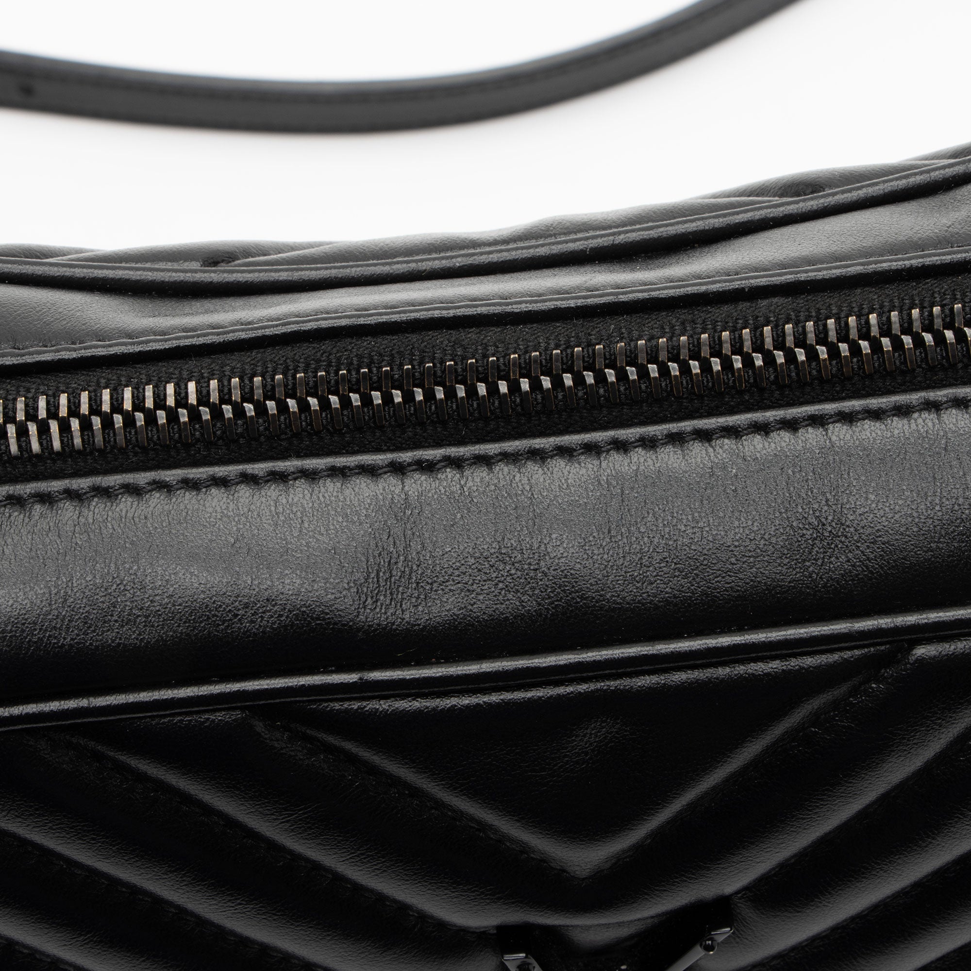 Saint Laurent Matelasse Calfskin Monogram Lou Camera Bag