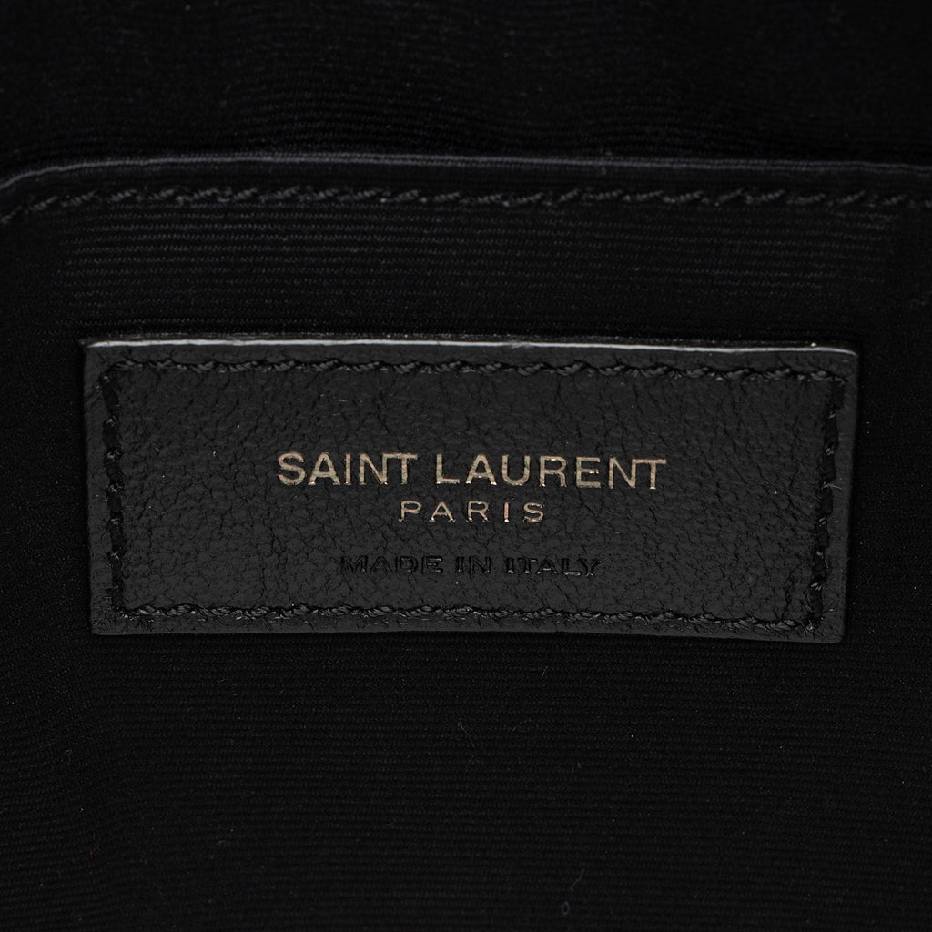 Saint Laurent Matelasse Calfskin Monogram Lou Camera Bag