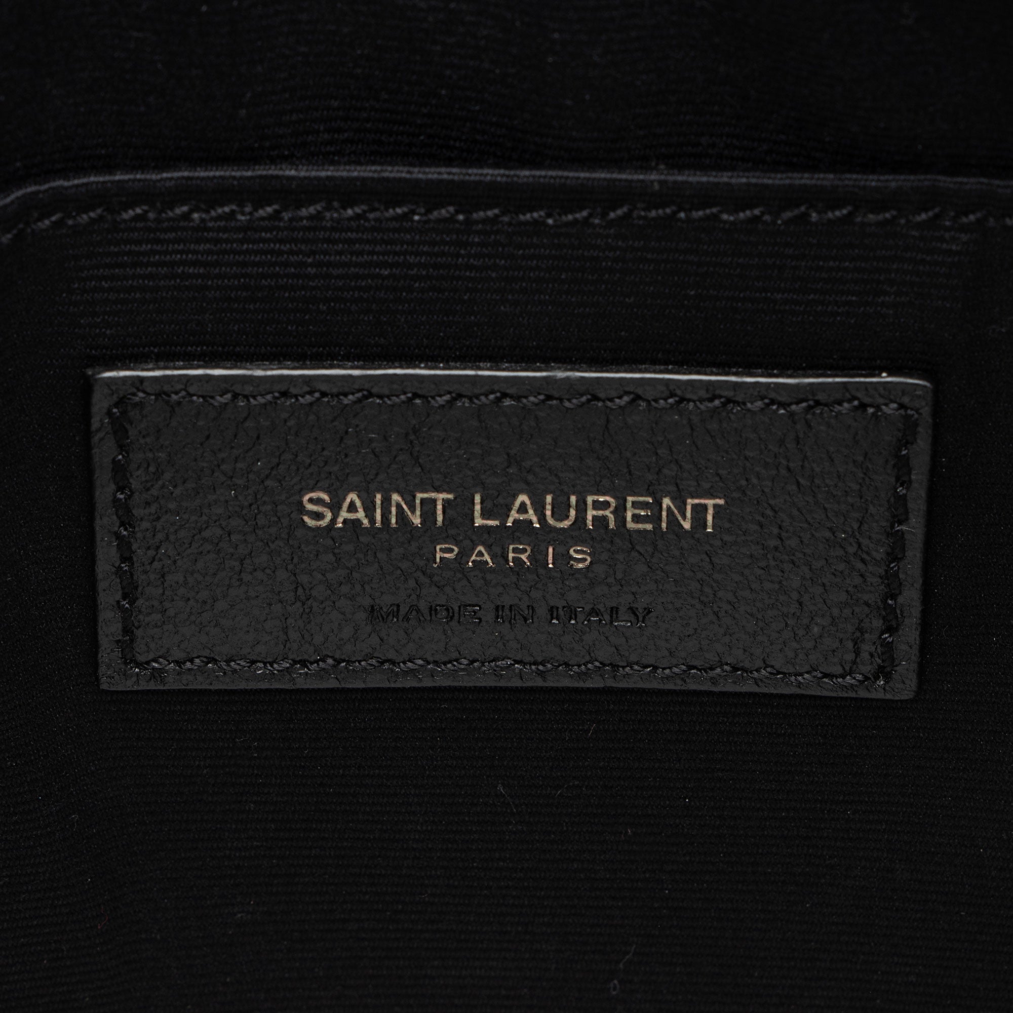 Saint Laurent Matelasse Calfskin Monogram Lou Camera Bag