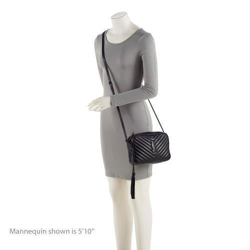 Saint Laurent Matelasse Calfskin Monogram Lou Camera Bag