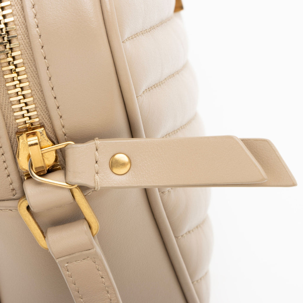 Saint Laurent Matelasse Calfskin Monogram Lou Camera Bag
