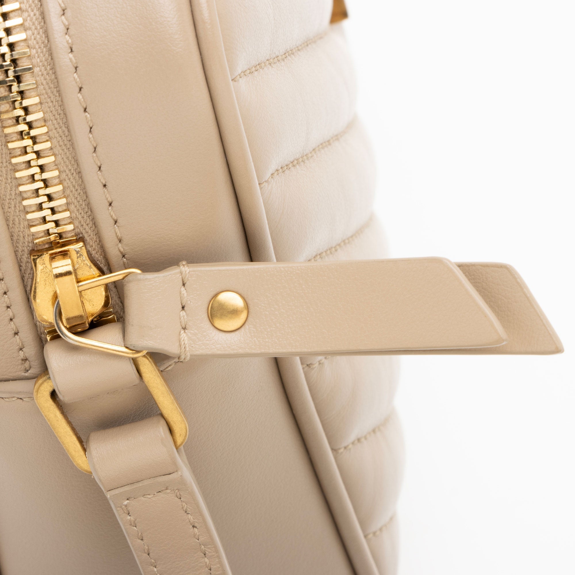Saint Laurent Matelasse Calfskin Monogram Lou Camera Bag