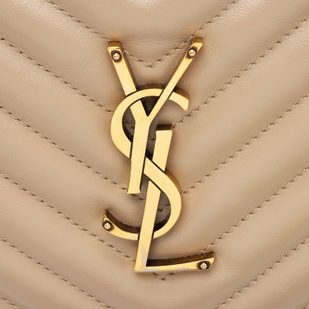 Saint Laurent Matelasse Calfskin Monogram Lou Camera Bag