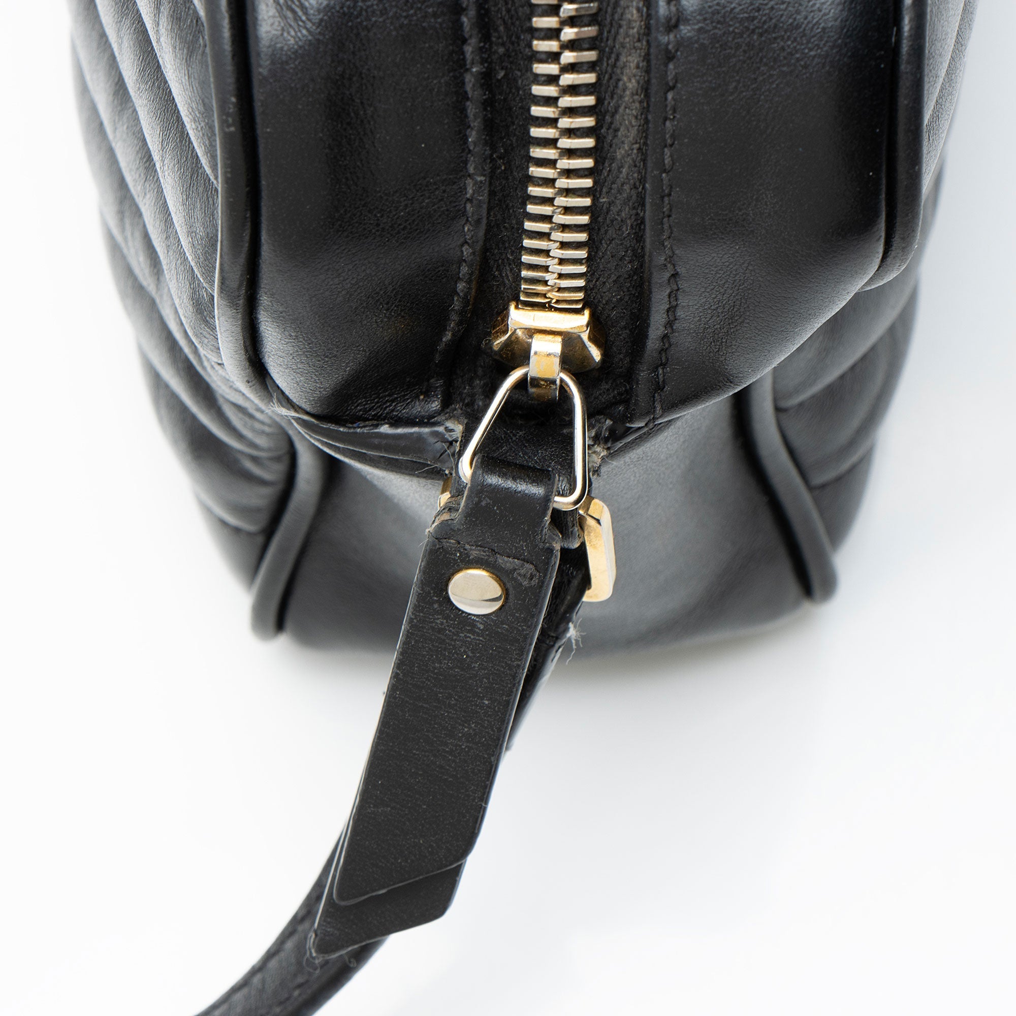 Saint Laurent Matelasse Calfskin Monogram Lou Camera Bag
