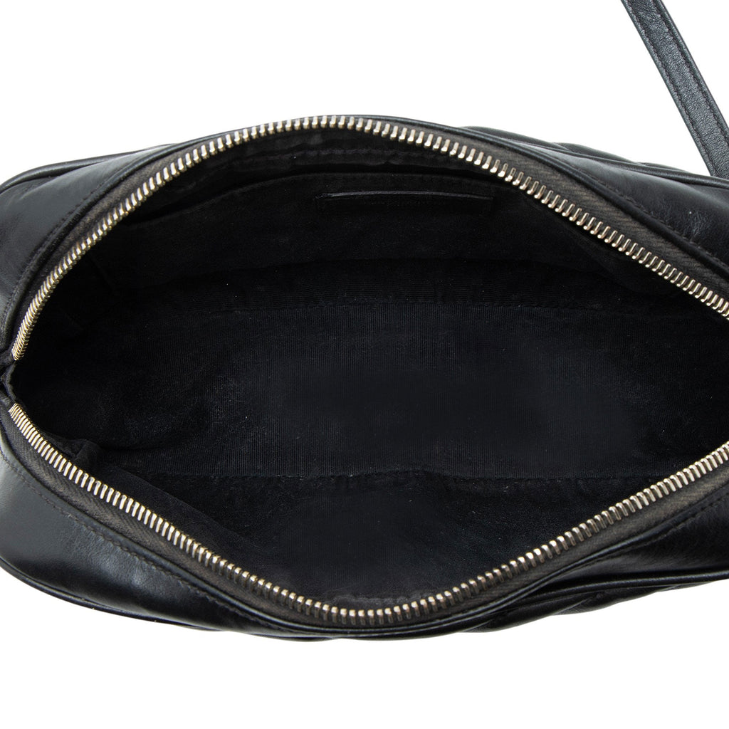 Saint Laurent Matelasse Calfskin Monogram Lou Camera Bag