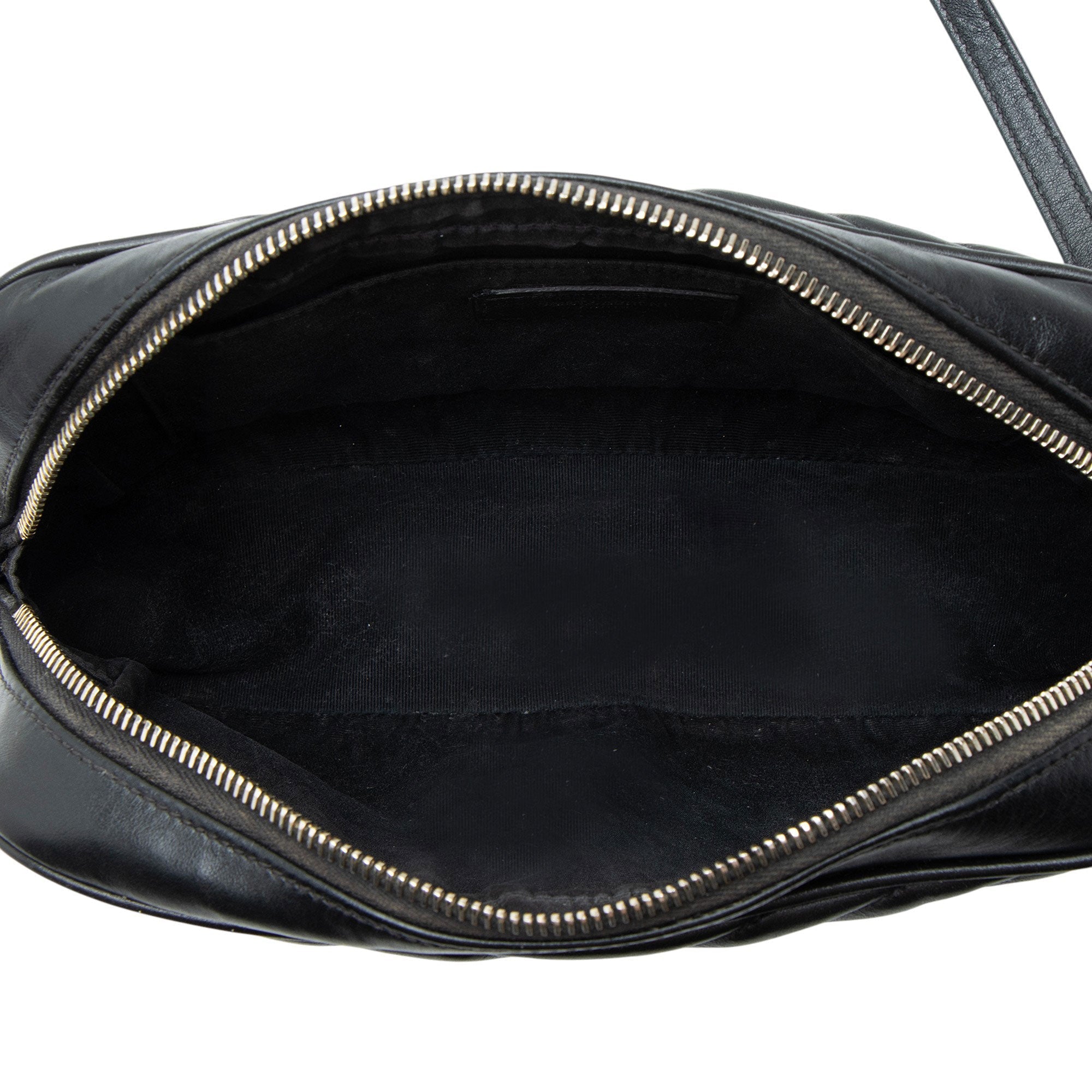 Saint Laurent Matelasse Calfskin Monogram Lou Camera Bag
