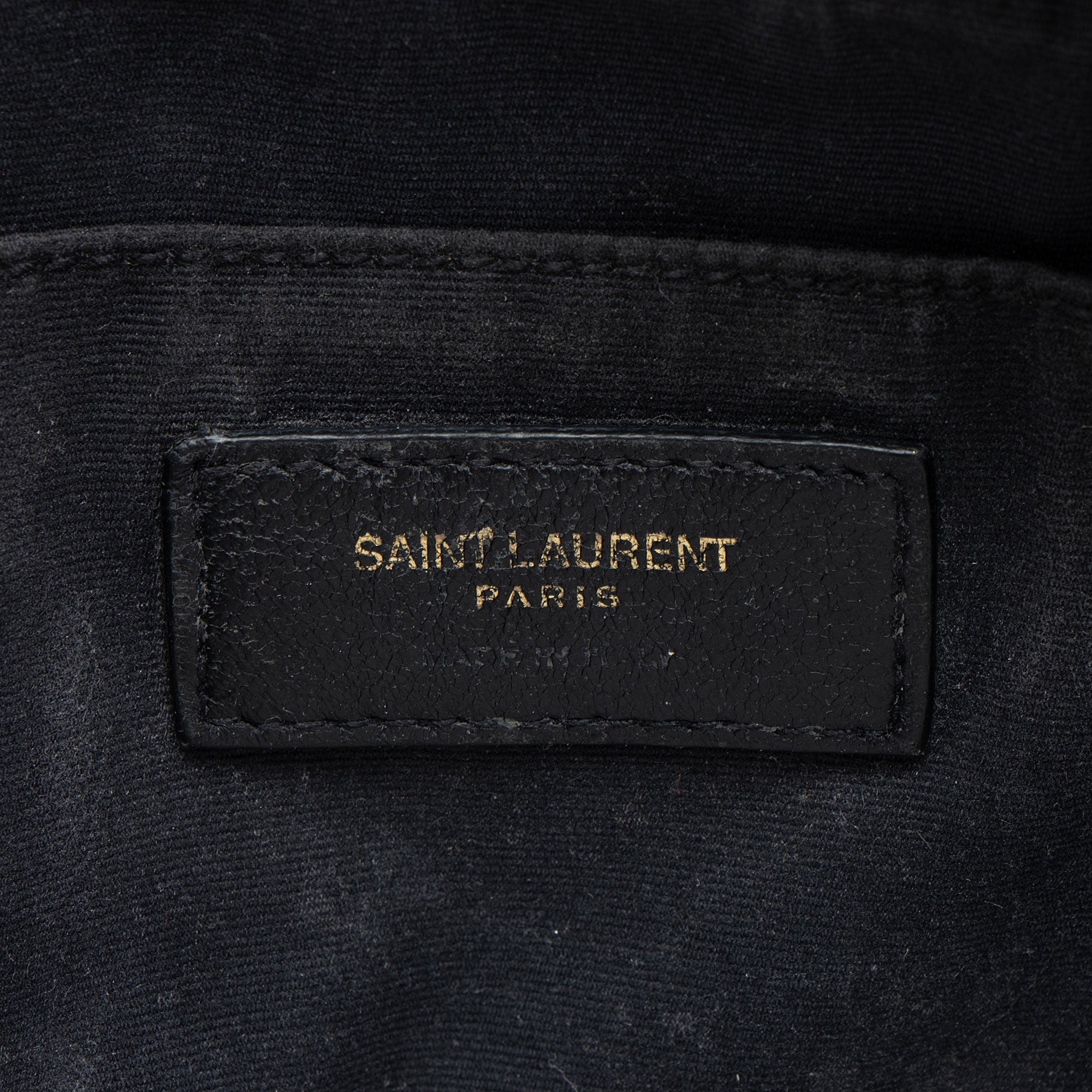 Saint Laurent Matelasse Calfskin Monogram Lou Camera Bag