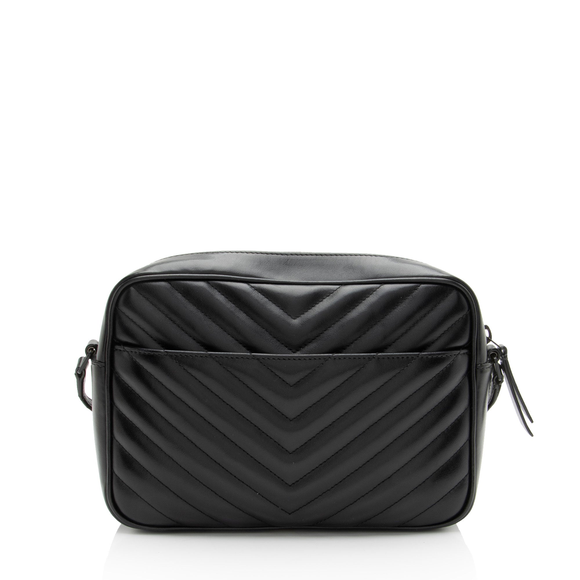 Saint Laurent Matelasse Calfskin Monogram Lou Camera Bag