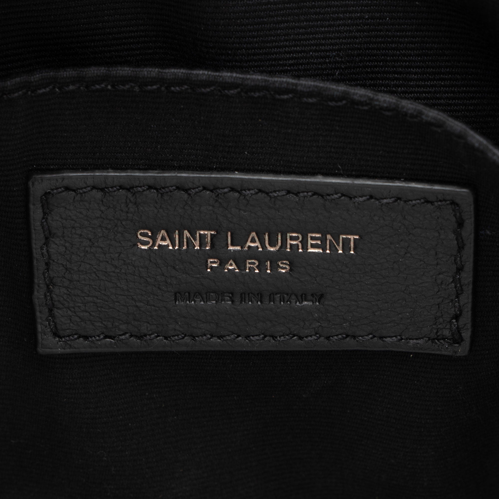 Saint Laurent Matelasse Calfskin Monogram Lou Camera Bag