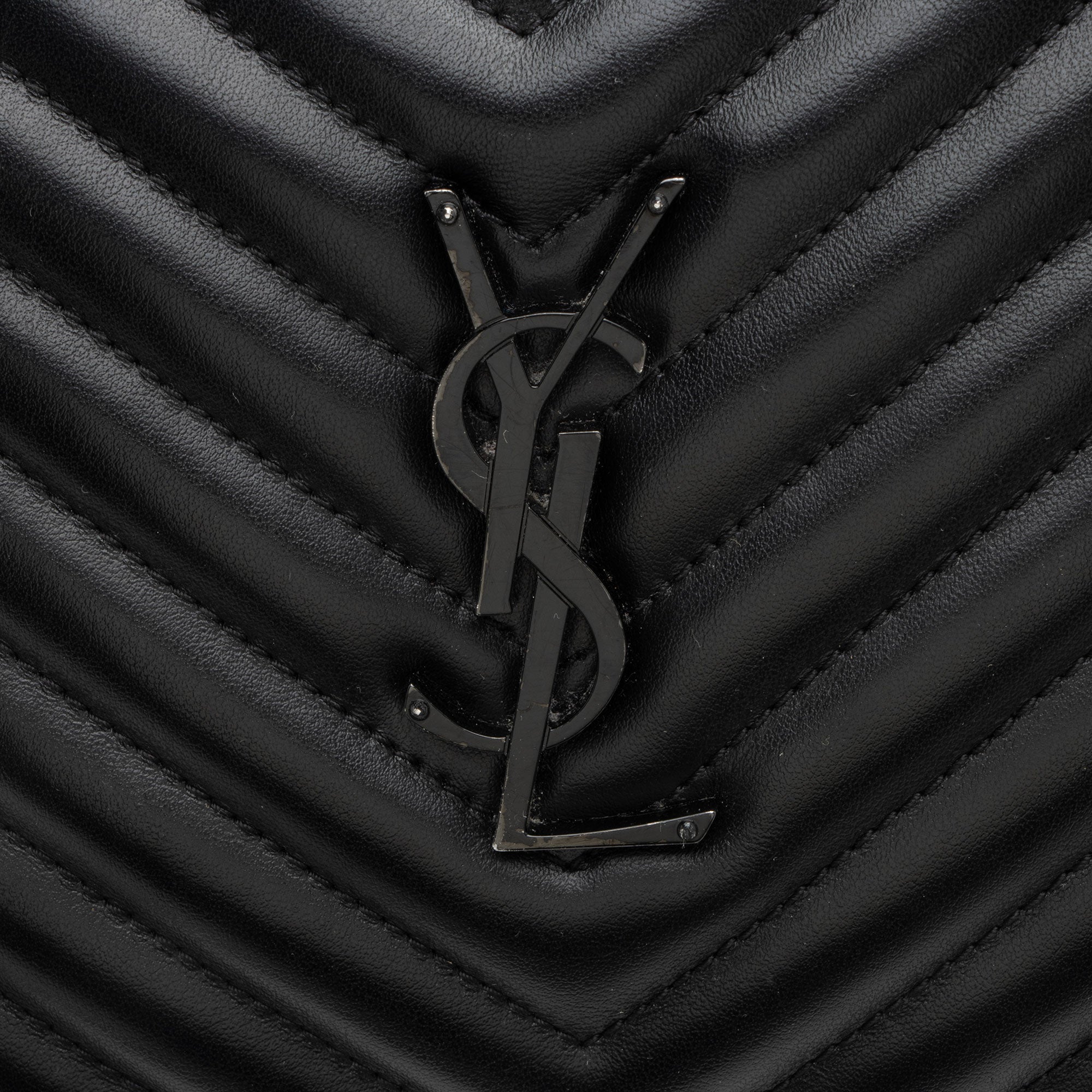 Saint Laurent Matelasse Calfskin Monogram Lou Camera Bag
