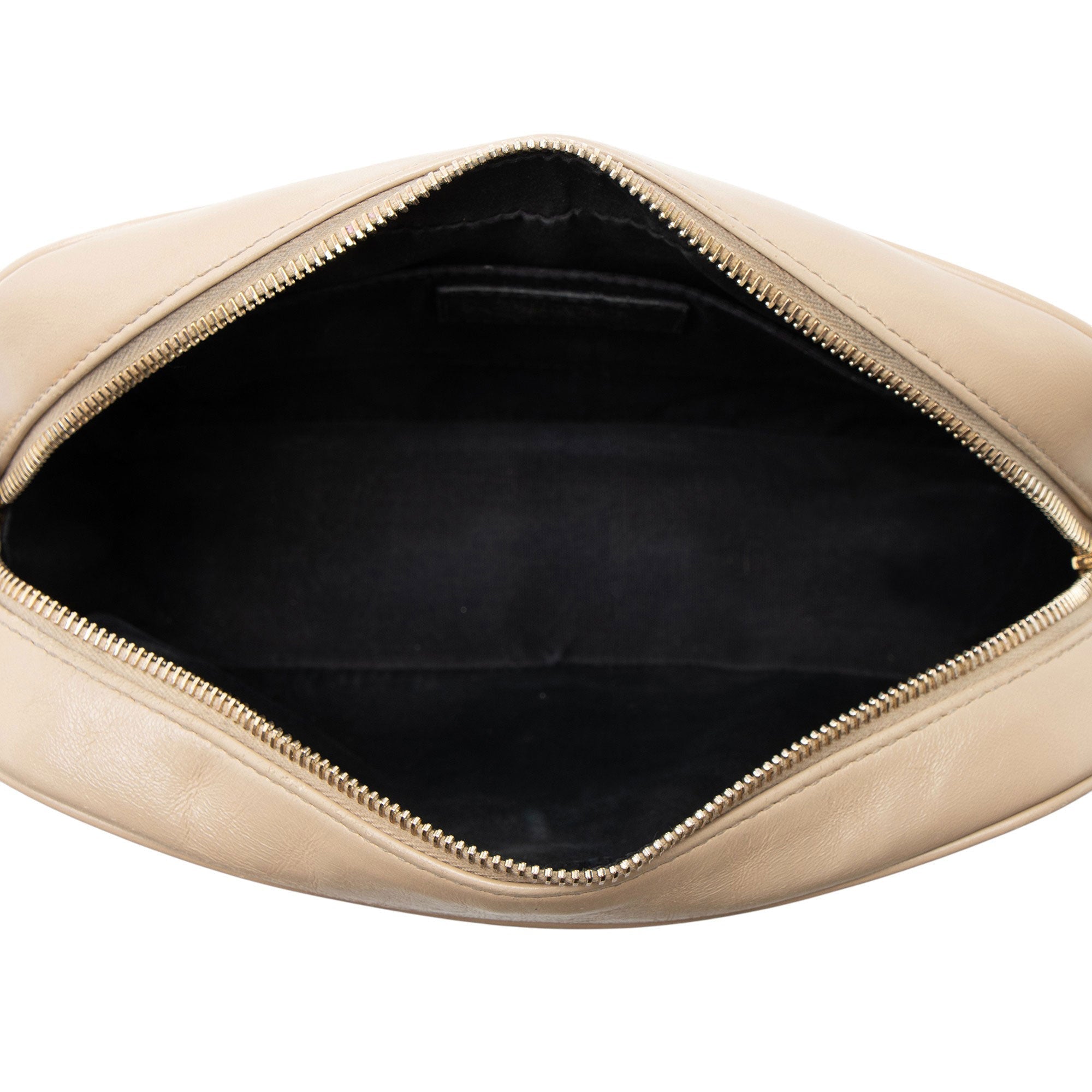 Saint Laurent Matelasse Calfskin Monogram Lou Camera Bag