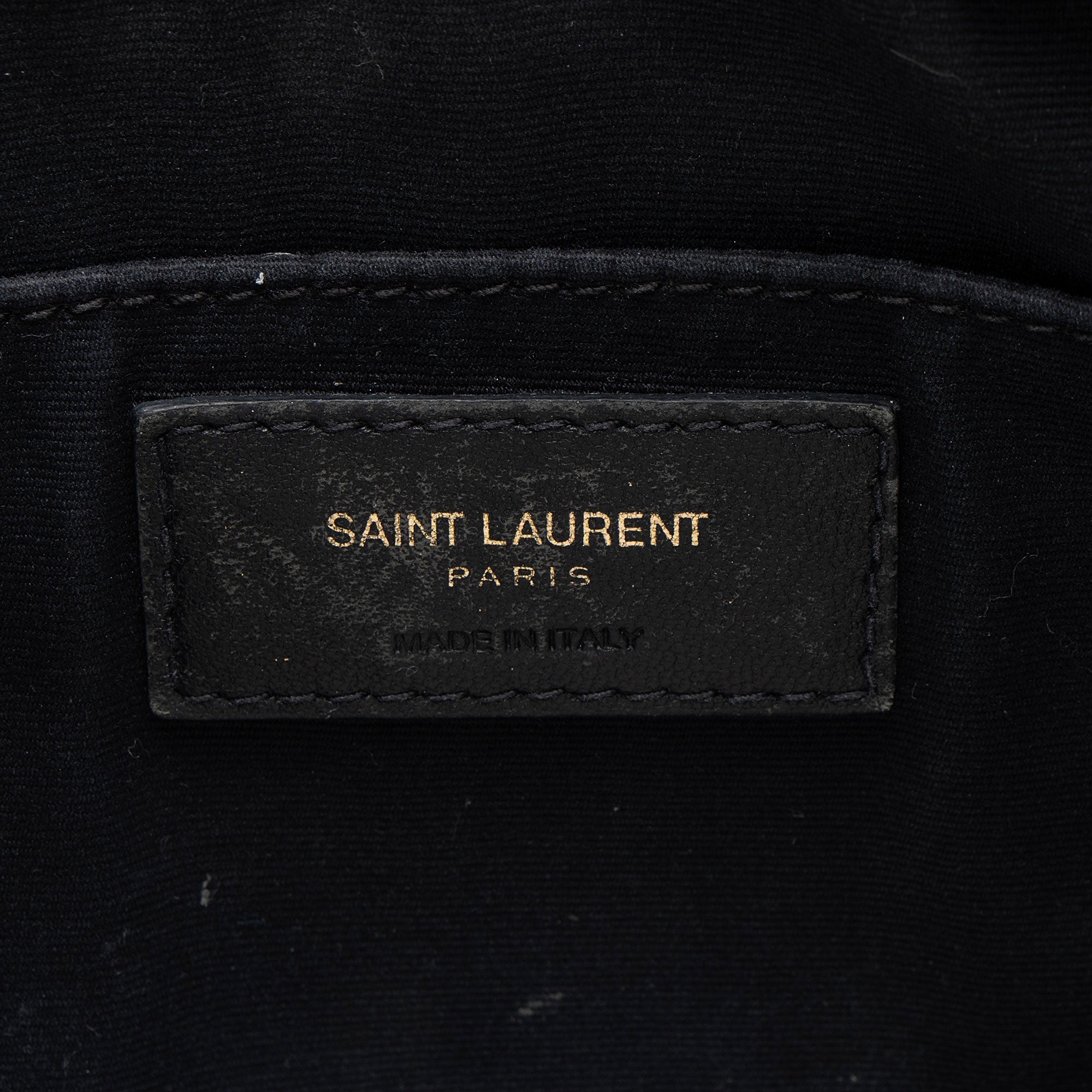 Saint Laurent Matelasse Calfskin Monogram Lou Camera Bag