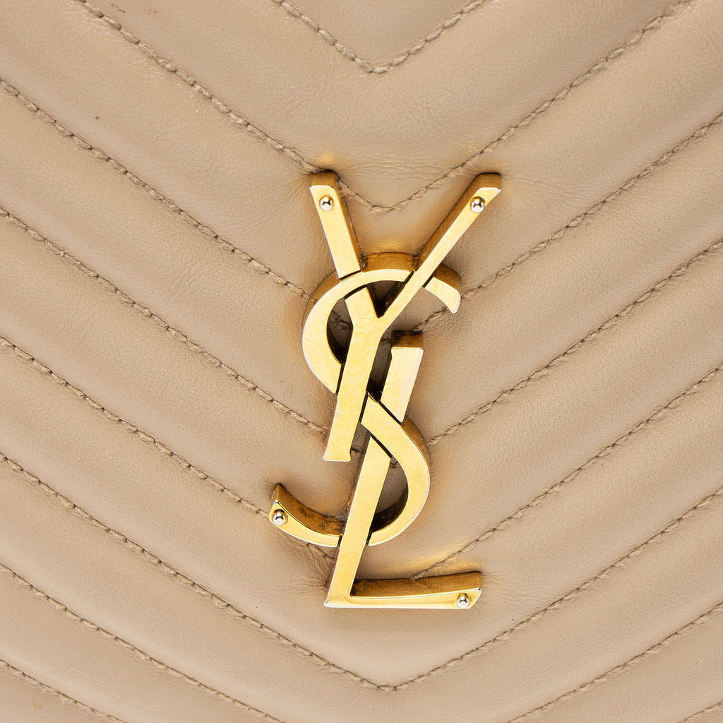 Saint Laurent Matelasse Calfskin Monogram Lou Camera Bag