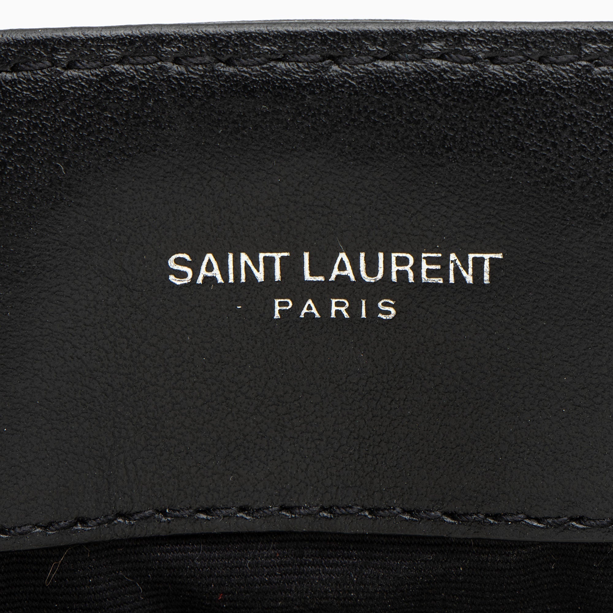 Saint Laurent Matelasse Calfskin Monogram LouLou Chain Large Shoulder Bag (SHF-F87Oll)