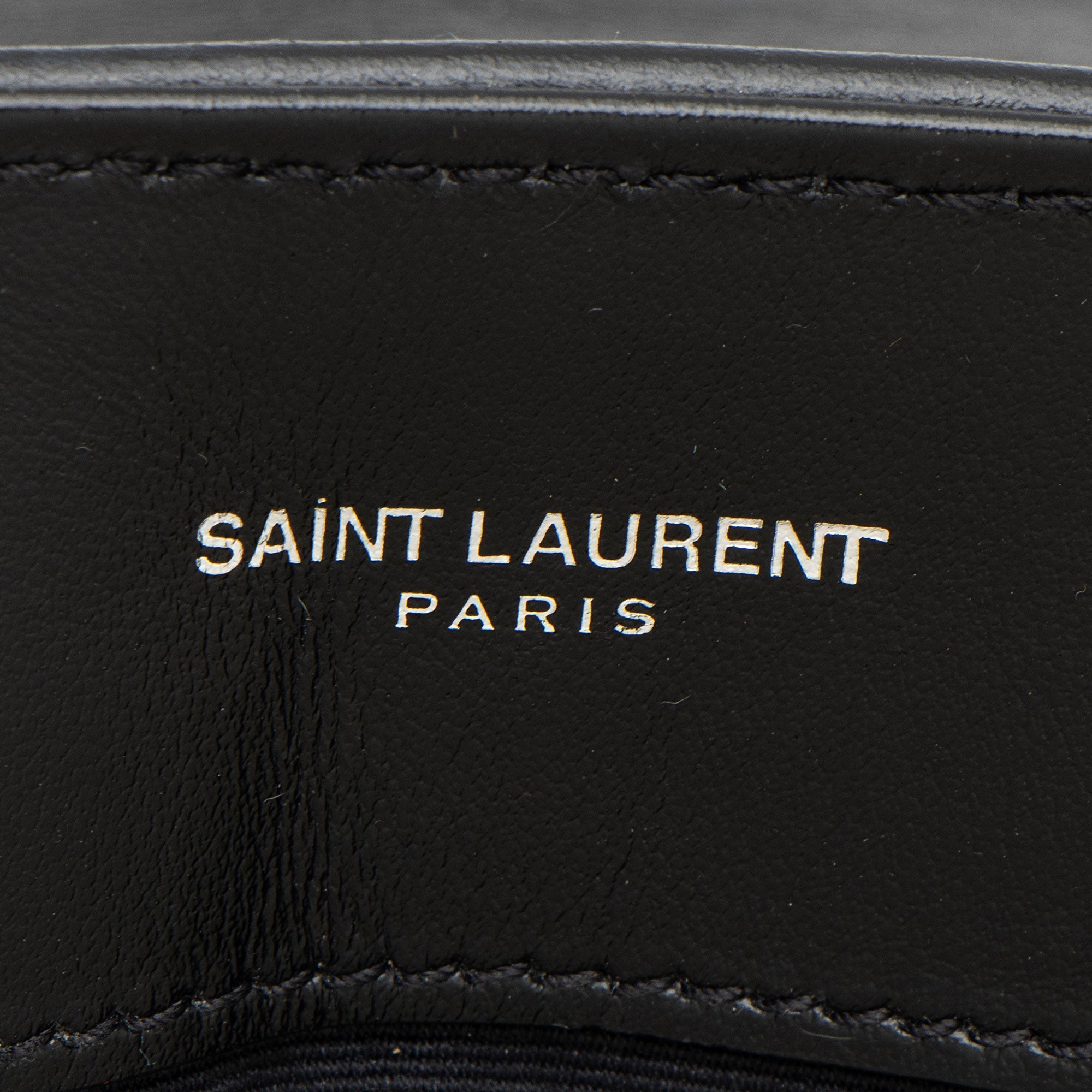 Saint Laurent Matelasse Calfskin Monogram LouLou Chain Large Shoulder Bag