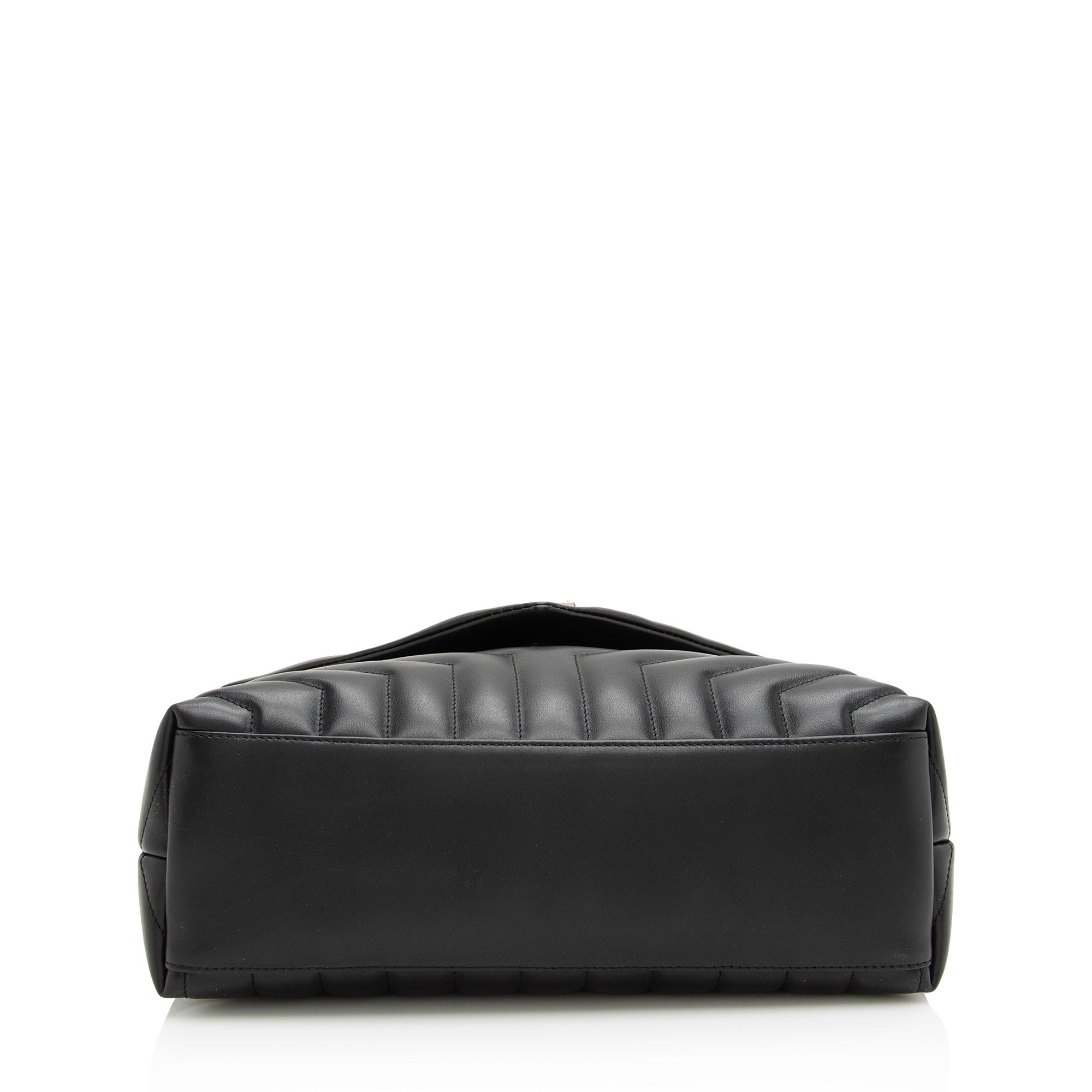 Saint Laurent Matelasse Calfskin Monogram LouLou Chain Medium Shoulder Bag (SHF-22876)