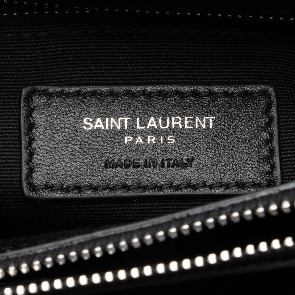 Saint Laurent Matelasse Calfskin Monogram LouLou Chain Medium Shoulder Bag (SHF-22876)