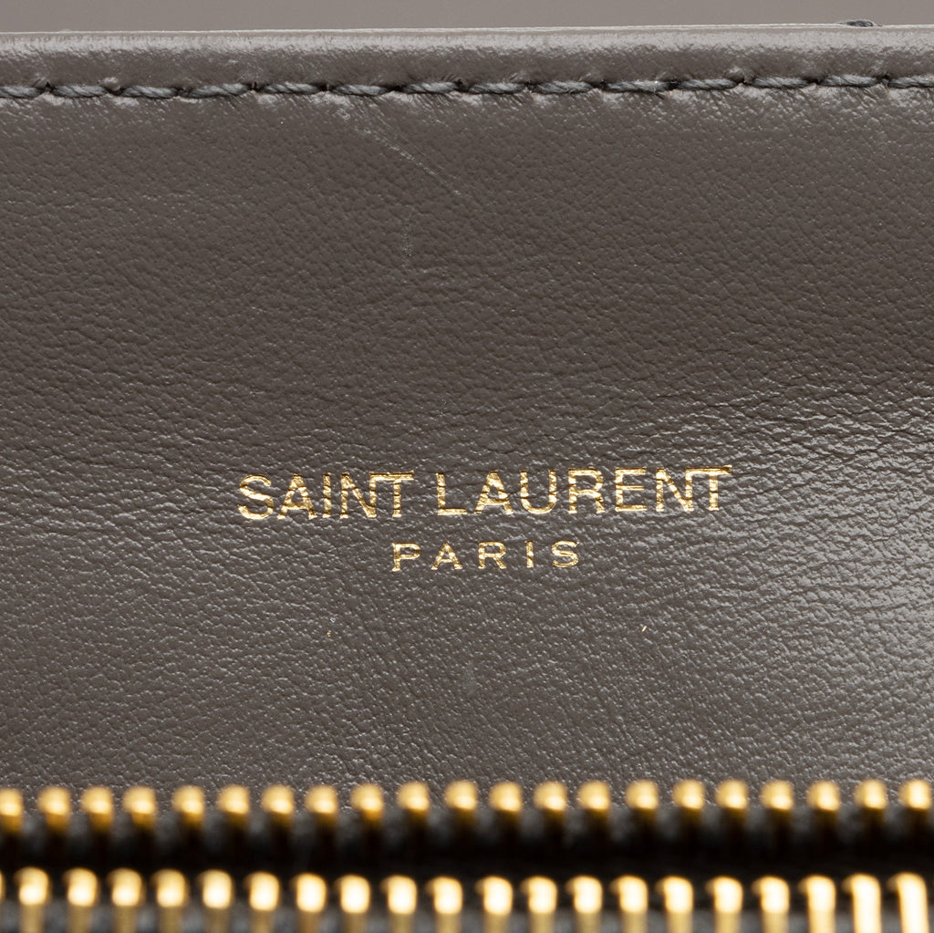Saint Laurent Matelasse Calfskin Monogram LouLou Chain Medium Shoulder Bag (SHF-23892)