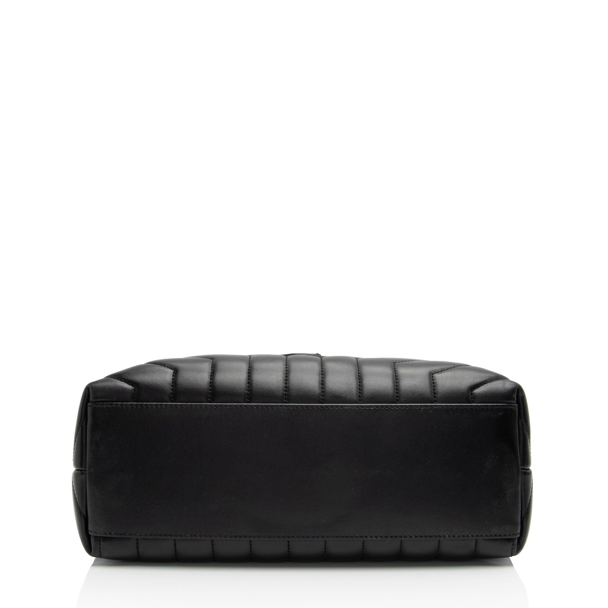 Saint Laurent Matelasse Calfskin Monogram LouLou Chain Medium Shoulder Bag (SHF-SaVb1o)