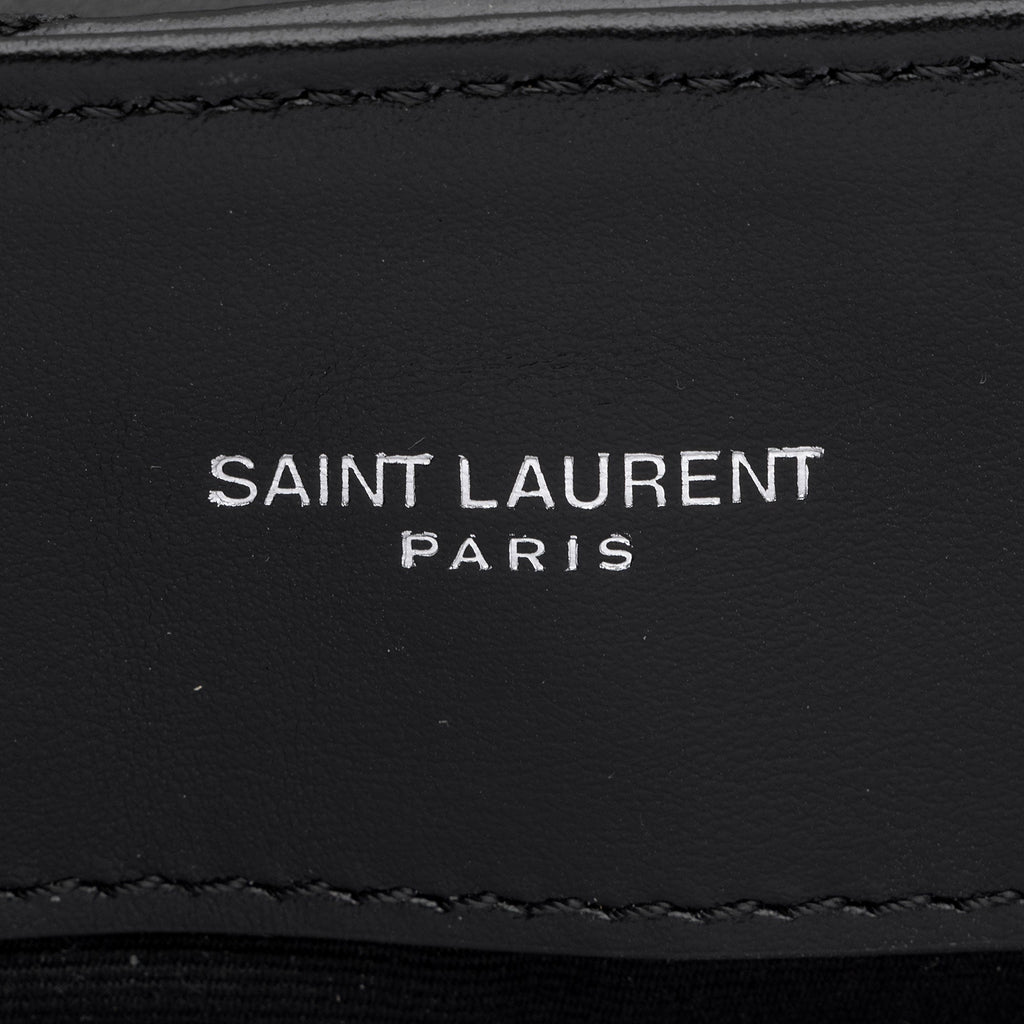 Saint Laurent Matelasse Calfskin Monogram LouLou Chain Medium Shoulder Bag (SHF-nVNU3H)