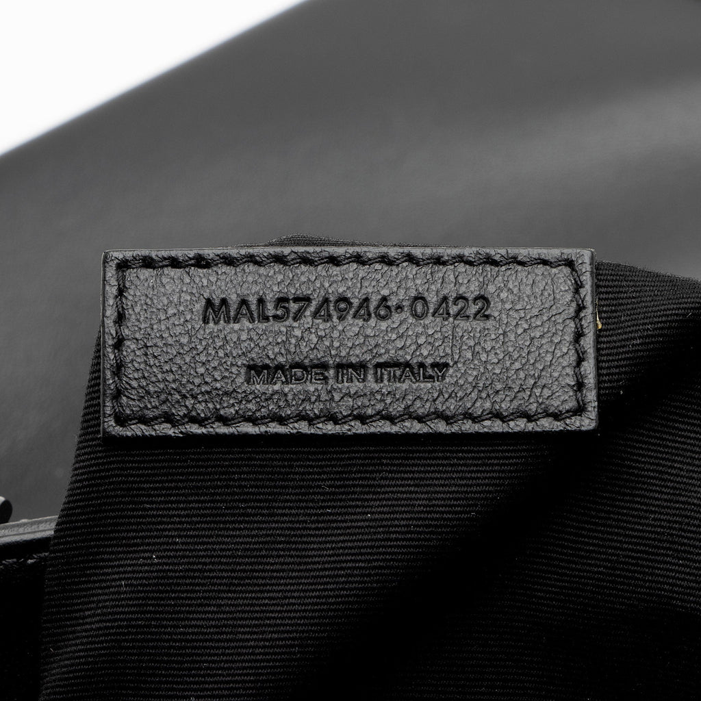 Saint Laurent Matelasse Calfskin Monogram LouLou Chain Medium Shoulder Bag (SHF-lzCev2)