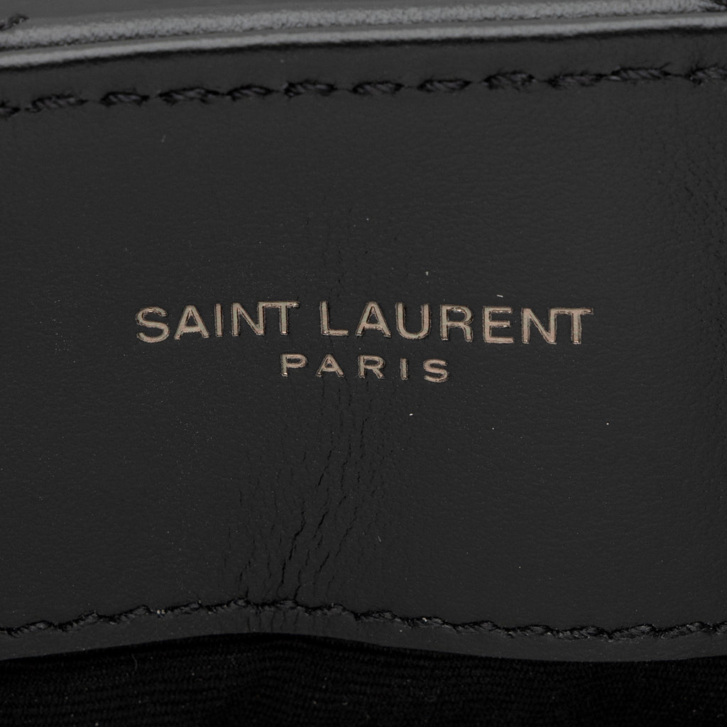 Saint Laurent Matelasse Calfskin Monogram LouLou Chain Medium Shoulder Bag (SHF-lzCev2)