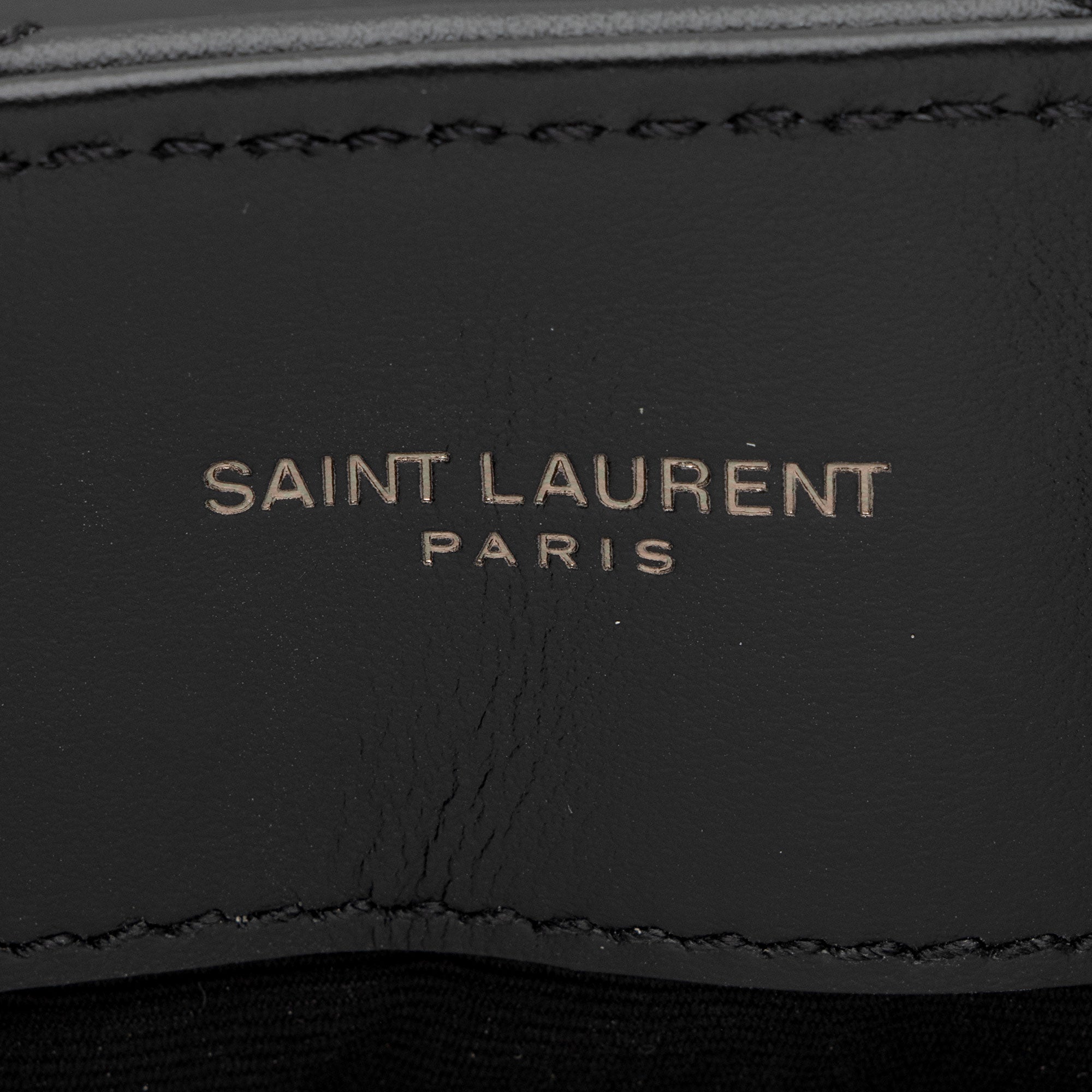 Saint Laurent Matelasse Calfskin Monogram LouLou Chain Medium Shoulder Bag (SHF-lzCev2)
