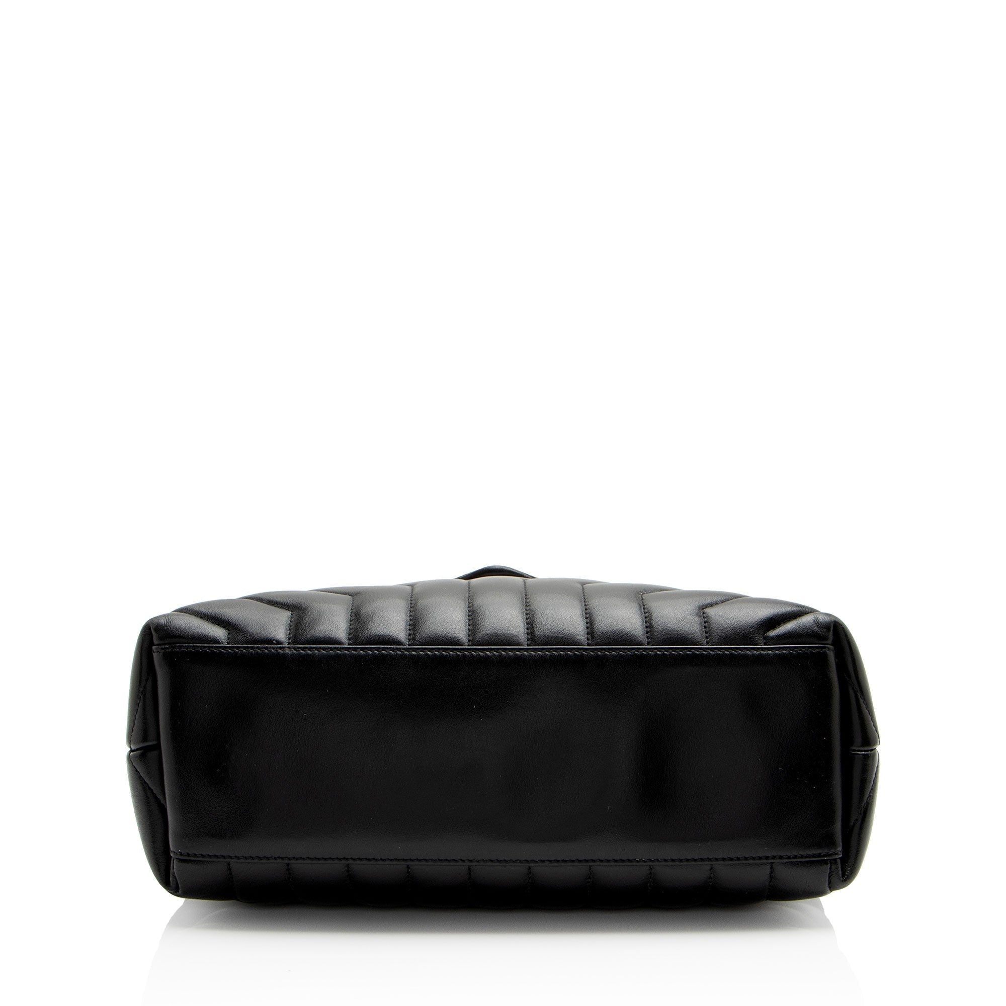 Saint Laurent Matelasse Calfskin Monogram LouLou Chain Medium Shoulder Bag (SHF-BDGDQZ)