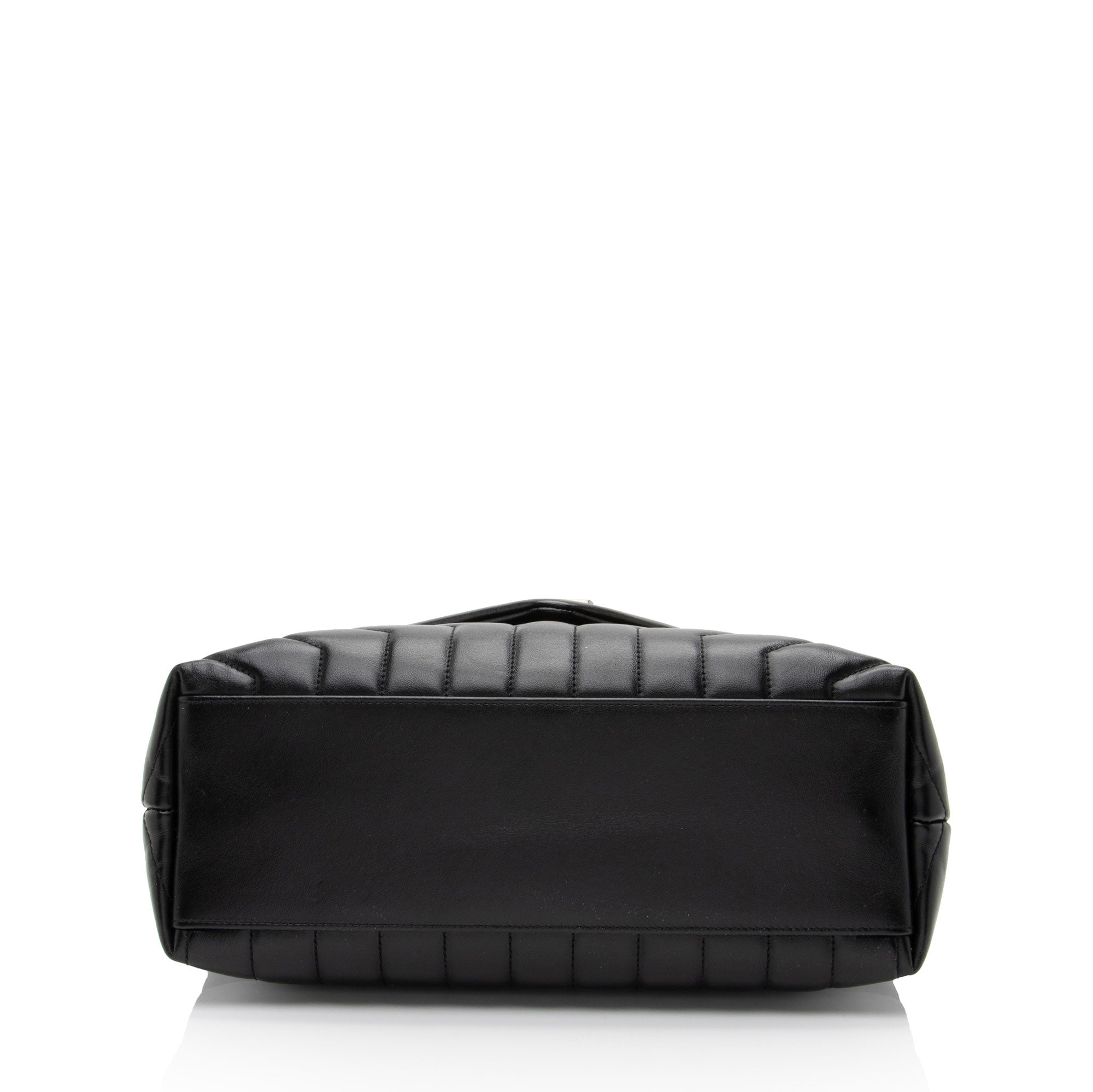 Saint Laurent Matelasse Calfskin Monogram LouLou Chain Medium Shoulder Bag