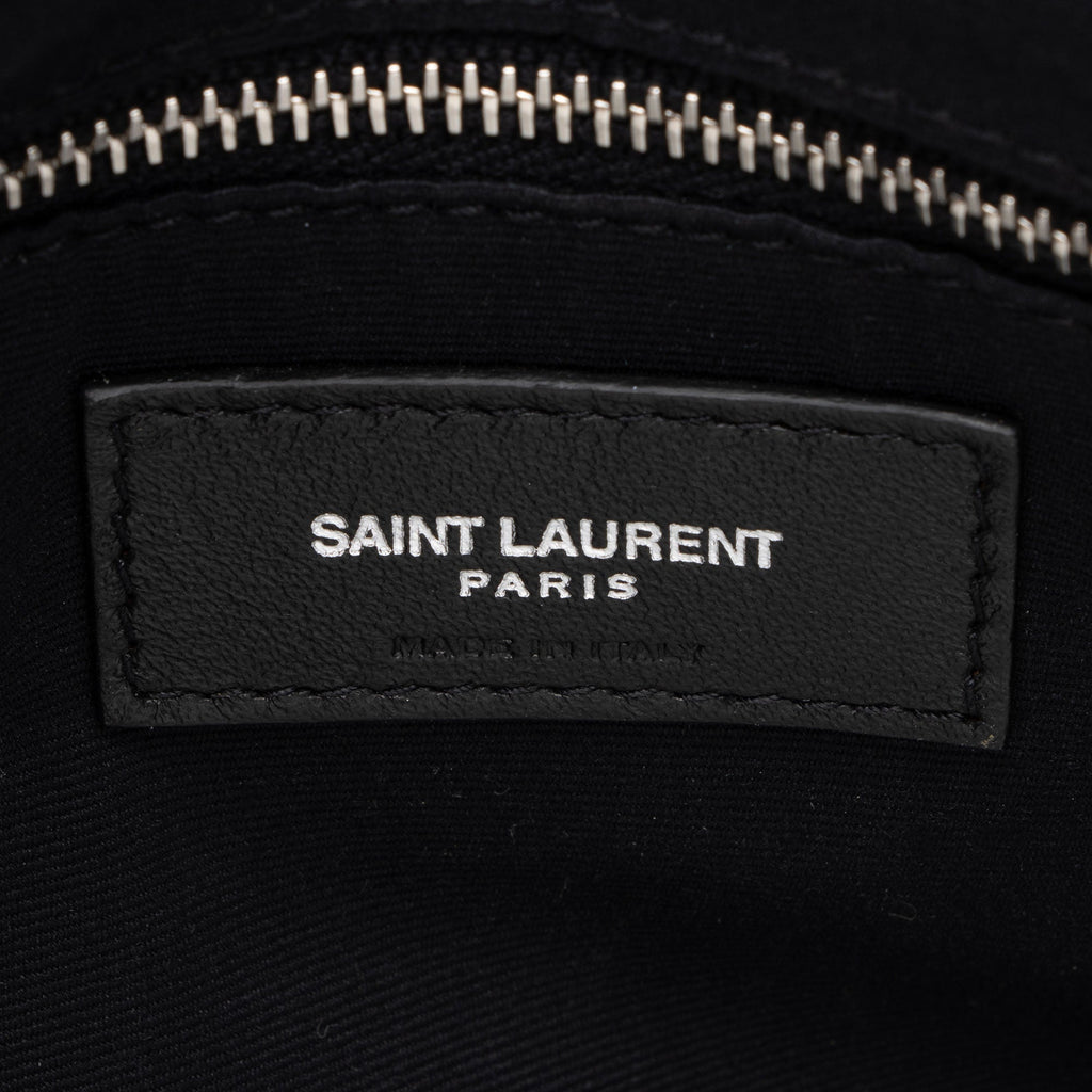 Saint Laurent Matelasse Calfskin Monogram LouLou Chain Medium Shoulder Bag